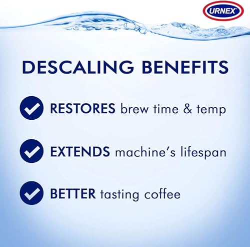 Universal Descaling Powder Solution for Coffee & Espresso Machines - 4 Pack