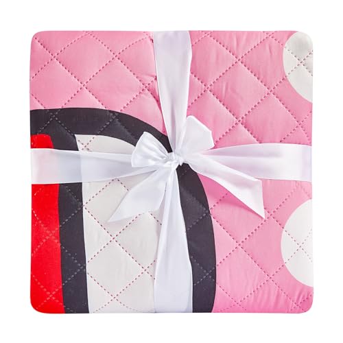 Twin Size Quilted Bedspread Set for Kids with Reversible Design