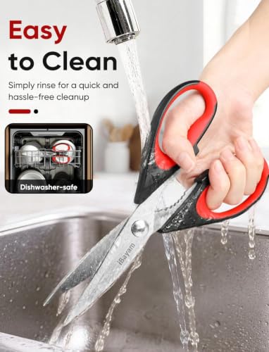 Heavy Duty All-Purpose Kitchen Scissors 2-Pack - Stainless Steel Shears
