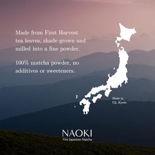 Naoki Matcha Superior Blend Ceremonial Grade First Harvest Matcha Green Tea Powder 40g