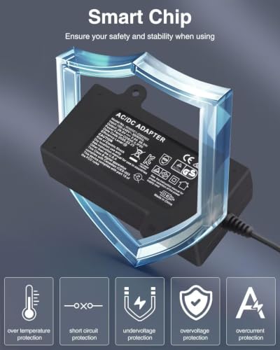 29V 2A Standing Desk Power Supply Adapter Cable (2-Pin, Center Negative)