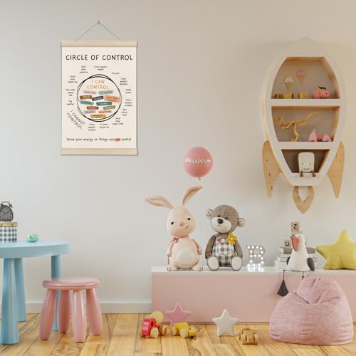 Mental Health Poster with Hanger Frame 12x16 Inspirational Wall Art
