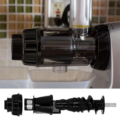 HSOKEW Set of 3 Juicer Replacement Parts for O Mega Models NC900HDS NC800HDS NC800HDR 8003-8006 - Conical Strainer, Augers & End Caps