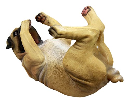Fawn Pug Dog Wine Bottle Holder Figurine - Adorable Canine Decor for Kitchen & Wine Cellar