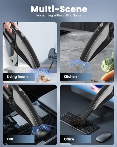 SERVOMASTER Cordless Handheld Car Vacuum Cleaner Mini Portable
