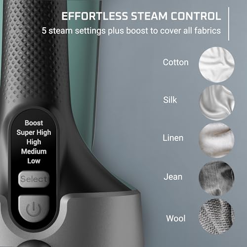 Rowenta Pure Force 2-in-1 Clothes Steamer & Iron 1875W Green DR8822