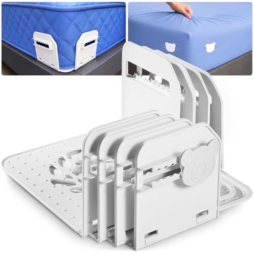 Patented Bed Sheet Holders with Lock System for Fitted Sheets
