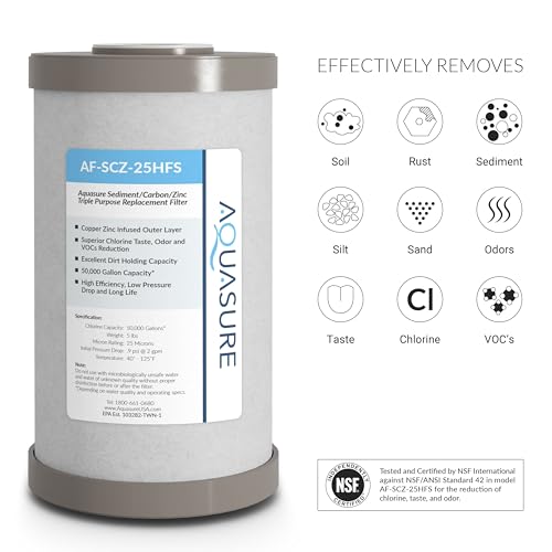 Fortitude V2 Whole House Sediment Carbon & Zinc Water Replacement Filter