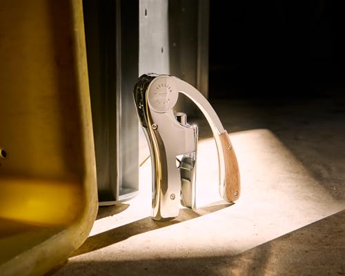 L'Atelier du Vin Oeno Motion Wood & Chrome Lever Corkscrew - Luxury Wine Opener with Gift Box