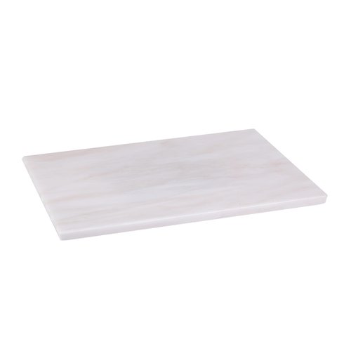 Koville African Natural Marble Cutting Board for Kitchen, 16x12inch Large Hand Crafted Marble Slab for Cheese, Charcuterie, Pastry Board - Wedding Gift, House Warming Gift