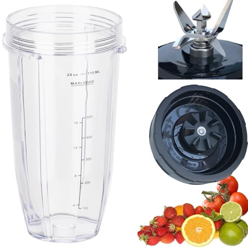 Replacement Blender Blade and 24oz Cup Set for Power Blenders