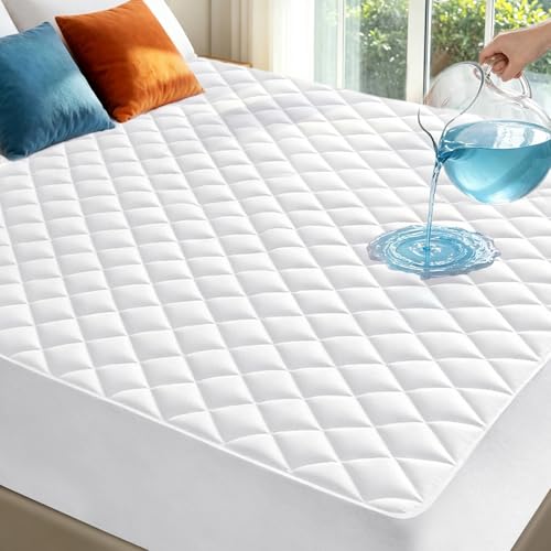 Twin XL Waterproof Mattress Protector with Deep Pocket - 18 Inch