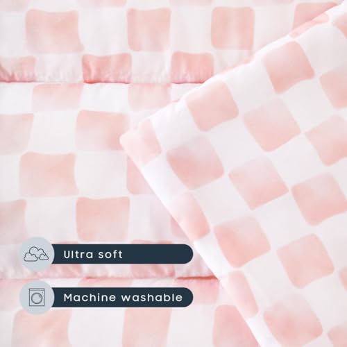 Toddler Nap Mat with Pillow and Blanket - Checkered Portable Sleeping Bag
