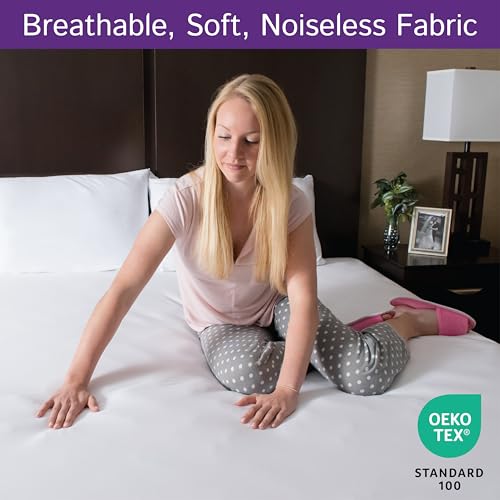 30" x 75" Waterproof Mattress Protector - Hypoallergenic Cot Cover