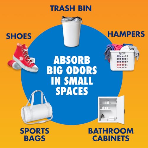 Unscented Baking Soda Odor Neutralizer Pouches for Shoes & Cars - 5 Count