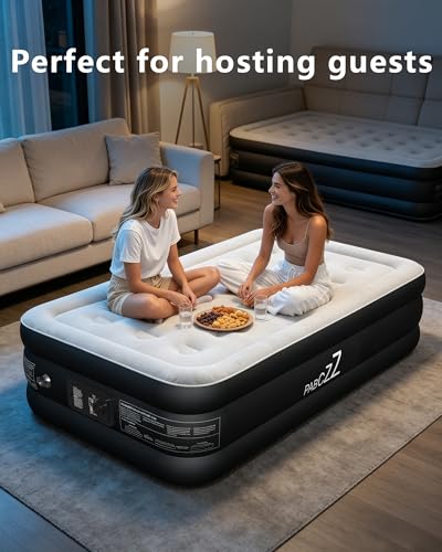 Twin Air Mattress with Built-in Pump - 18" Elevated Inflatable Guest Bed