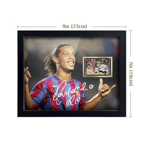 Soccer Star Framed Photo 8x6 Inch with 35mm Film Cell Display Decor