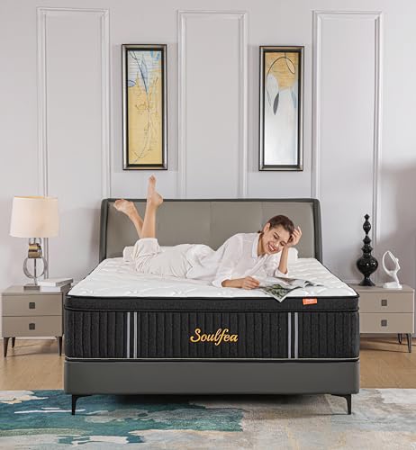 10-Inch Queen Hybrid Mattress, Memory Foam and Pocket Spring Bed