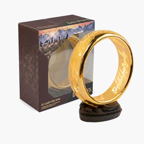 Fantasy Ring Table Lamp - Decorative Desk Light with Warm Lighting