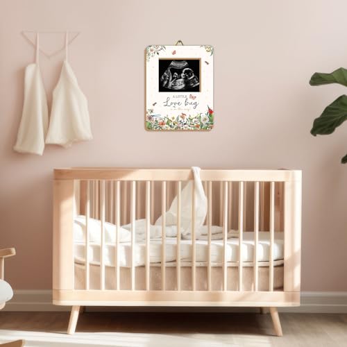 Love Bug Baby Shower Photo Frame - Pregnancy Milestone Keepsake Gift