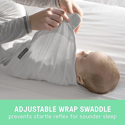 SwaddleMe by Ingenuity Original Swaddle - Size Small/Medium, 0-3 Months, 3-Pack (Starry Night)