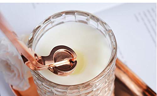 Rose Gold Candle Wick Trimmer - Durable Stainless Steel Cutter