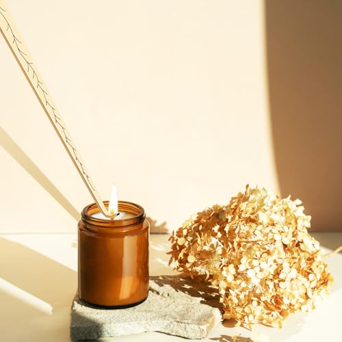 Candle Care Kit - Wick Trimmer, Snuffer & Dipper Set - Gold