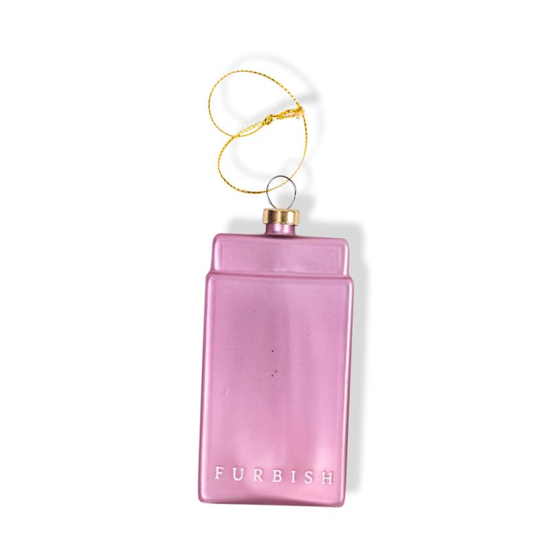 FURBISH St. Tropez Glass Christmas Ornament - Matchbook Tree Decor