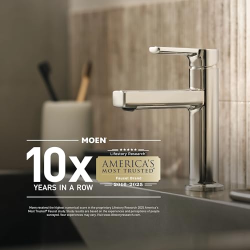 Moen Preston 24-Inch Wall-Mounted Bathroom Towel Bar - Brushed Nickel