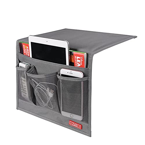 Bedside Storage Organizer Caddy with 4 Pockets for Bedroom and Sofa