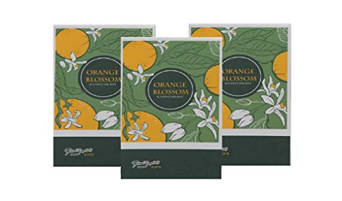 Orange Blossom Scented Sachets - Long-Lasting Air Freshener for Closets & Cars