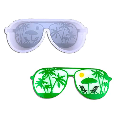 Beach Coconut Sunglasses Car Freshie Silicone Mold – Duawenki, Variation Sunglasses