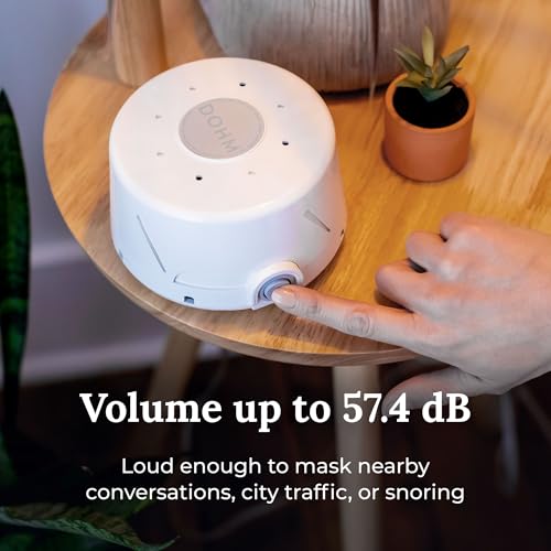 Classic Fan-Based White Noise Sound Machine for Sleep & Privacy - White