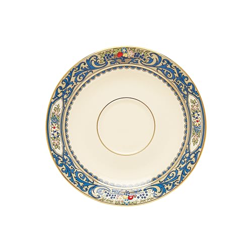 Lenox Autumn Saucer - Bone China Tea Cup Saucer with Gold Accents, 116801040