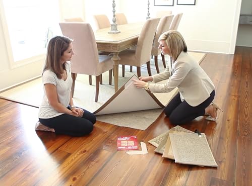 Rug Gripper for Corners & Edges - Anti-Curl Carpet Support, 4 Pack
