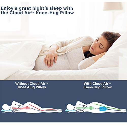 Memory Foam Knee Pillow for Side Sleepers - Orthopedic Leg Positioner