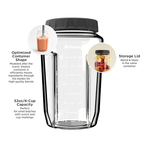 32 oz Immersion Blending Jar, BPA-Free Tritan Dishwasher Safe Container