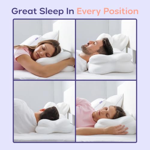 Ergonomic Memory Foam Pillow for Neck & Shoulder Support