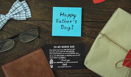 FYSIA You Didn't Give Me the Gift of Life Wallet Card for Stepdad - Father’s Day Gift (Variation 9-You Didn't Give Me the Gift of)