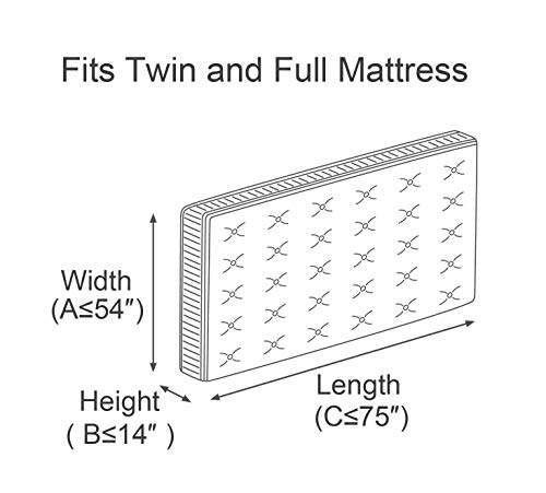 Mattress Bag for Moving and Storage - Twin/Full Size
