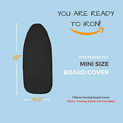 Small Ironing Board Cover with Thick Padding Heat Reflective Fit 12-13 Inch