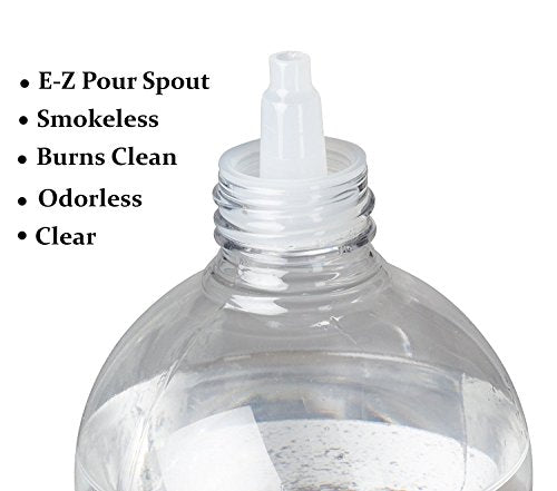 Clear Paraffin Lamp Oil - Smokeless Odorless Clean Burning Fuel, 32 oz