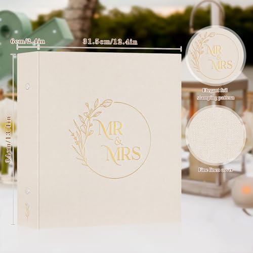 Large Capacity 600-Pocket Photo Album for 4x6 Photos, Linen Hardcover