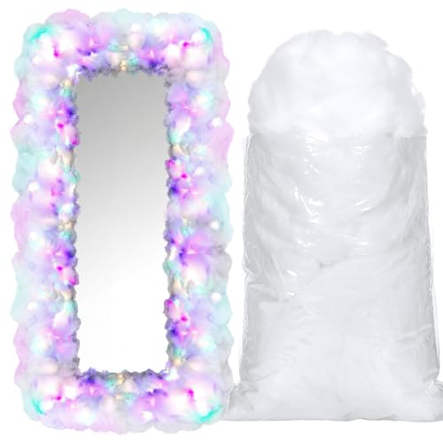DIY Cloud LED Light Kit with 1.76 lb Fluffy Cotton & 3 LED String Lights