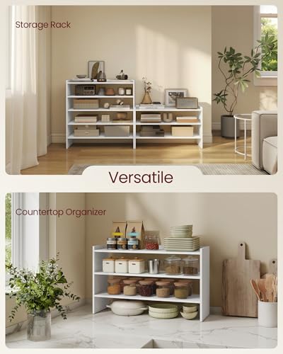 3-Tier Stackable Shoe Rack, Modern Minimalist Entryway & Closet Organizer