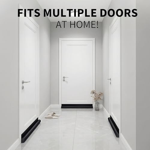 Under Door Draft Stopper 36 Inch - Adjustable Waterproof Door Seal Strip