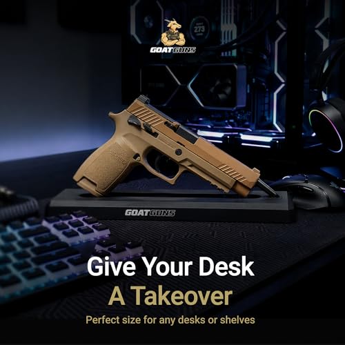 M17 Pistol Model Kit - 1:2.5 Scale Diecast Metal Replica, 4-Inch Tan