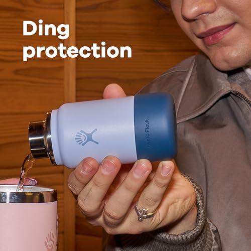 Hydro Flask Micro Bottle Boot - Black Silicone Mini Water Bottle Sleeve