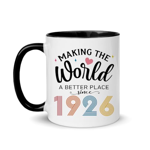 100th Birthday Coffee Mug for Women & Men - 11 oz Funny Gift for 1926 Celebrations
