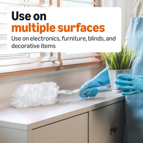 360° Heavy Duty Duster Kit with Extendable Handle & 6 Microfiber Refills